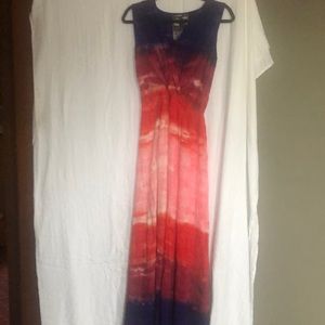 Young Fabulous & Broke size SM tie dye maxi
